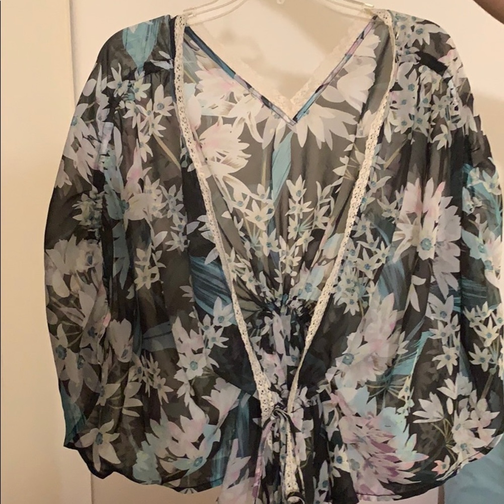 Beautiful sheer cape brand new